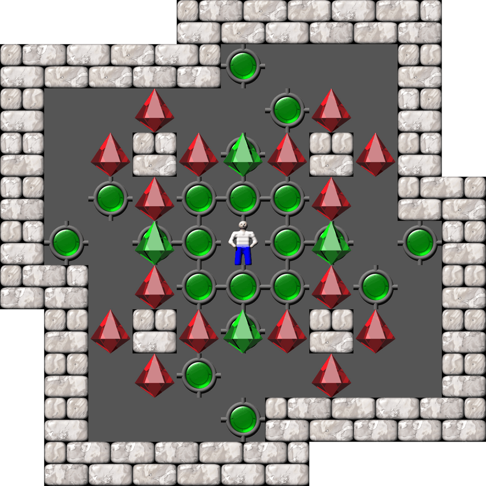 Sokoban Chrysalis Variations 02 level 10